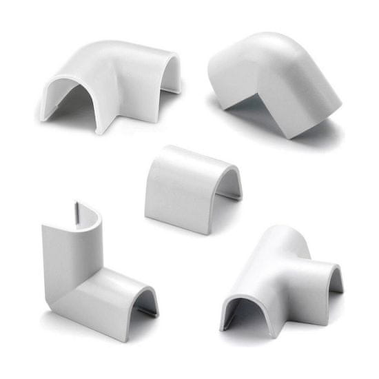 Inofix Povezovalna cev Inofix 2202 bela 10,5 x 10 mm