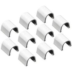 Inofix Povezovalna cevka Inofix 2201 bela 10 kosov 8 x 7 mm