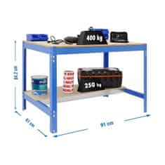 BigBuy Delovna miza z orodjem Simon Rack BT0 84,2 x 91 x 61 cm