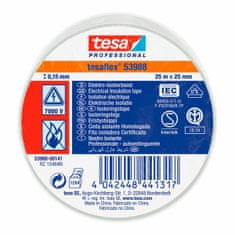 Tesa Izolacijski trak TESA White PVC (25 mm x 25 m)