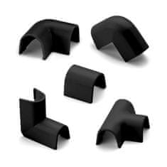 Inofix Povezovalna cevka Inofix 2201 črna 8 x 7 mm