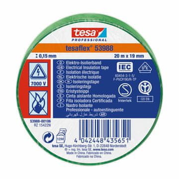 Tesa Izolacijski trak TESA Green (20 m x 19 mm)
