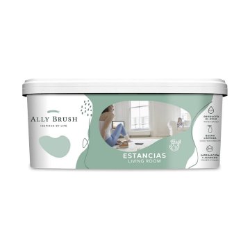 BigBuy Paint Ally Brush zeleni hmelj 3 L