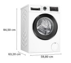 Bosch WGG244Z5BY Serie 6 pralni stroj, 9 kg, črno-bel