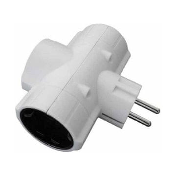 Edm Vtični adapter EDM Triple 2400 W 250 V 16 A Termoplastični