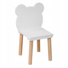 F4H Otroška miza in stol medvedek, komplet 2