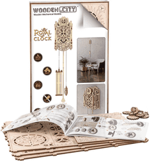 Wooden city 3D sestavljanka Kraljeva ura 126 kosov