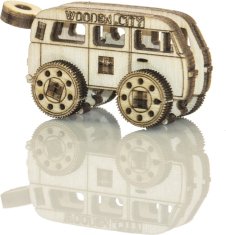 Wooden city 3D Puzzle Mini Set Widgets: Zgodovinska vozila 35 kosov
