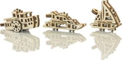 Wooden city 3D puzzle mini set Widgets: Ladje 28 kosov