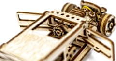 Wooden city 3D sestavljanka Car Hot Rod 141 kosov