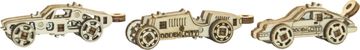Wooden city 3D puzzle mini set Widgets: športni avtomobili 42 kosov