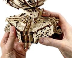 Wooden city Lesena mestna sestavljanka 3D vrtljivi globus, lesena