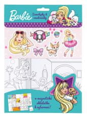 Mattel BARBIE - Barvice, magnetki, nalepke