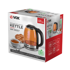 VOX electronics WK8007 grelnik vode, 1,7 l, oranžen