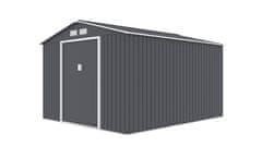 IWHOME Zahradní domek ARES E 8,84 m² antracit + podlahová konstrukce ARES E IWH-10230048 + IWH-10240016