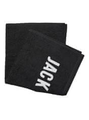 Jack&Jones Moški komplet - kopalne hlače, brisača in torbica JPSTBEACH Regular Fit 12249449 Črna (Velikost L)