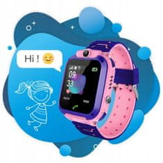 R2Invest Otroška SIM LCD GPS pametna ura SMS in klici Q12 roza