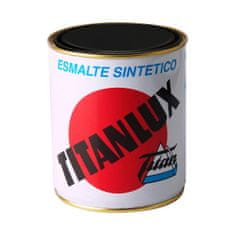 Titan Sintetična emajlna barva Titan 001056738 Black Shiny 375 ml