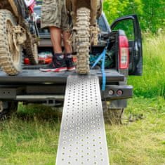 tectake Nakladalne rampe Sven 2-delni komplet, z nosilnostjo 400 kg in protizdrsne - Srebrna