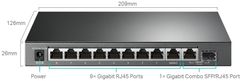 TP-Link TL-SG1210MPE Gigabit Easy Smart Switch 10× Gigabit LAN 1x SFP PoE 123W