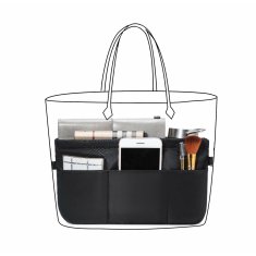 BigBuy Organizator za torbe JX -BOI/TX-BLA-XS (obnovljen A)