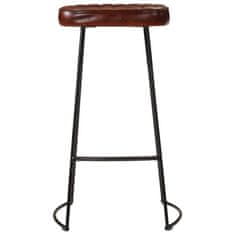 Vidaxl Barski stolčki Gavin 2 kosa temno rjavi 44x37,5x78 cm