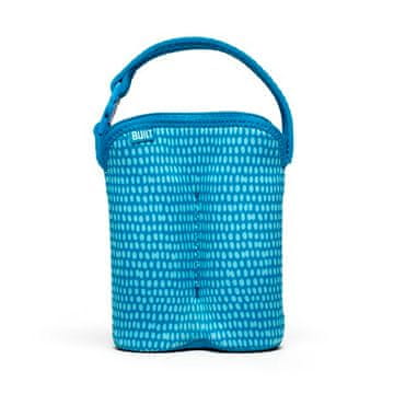shumee BUILT Bottle Buddy - Termovka z dvema steklenicama (modra z Dribble Dots)