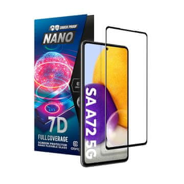 shumee Crong 7D Nano fleksibilno steklo - nezlomljivo 9H hibridno steklo za celoten zaslon Samsung Galaxy A72