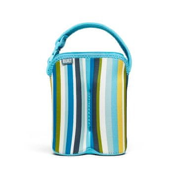 shumee BUILT Bottle Buddy - Termovka za dvojno steklenico (baby blue stripes)