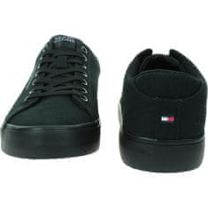 Tommy Hilfiger Čevlji črna 43 EU Vulc Low Canvas