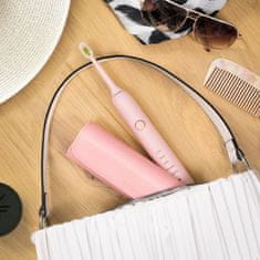 Vitammy SYMPHONY Sonična zobna ščetka z elegantnim etuijem roza + roza etui