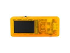 Blockstream JADE denarnica za Bitcoin, transparentna oranžna