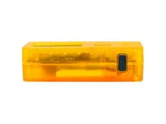 Blockstream JADE denarnica za Bitcoin, transparentna oranžna