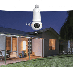 Imou 5MP Žarnica z Wi-Fi Video Nadzorno Kamero 2v1 | Model IPC-S6DP-5M0WEB-E27: Vsestranska Rešitev za Vaš Dom