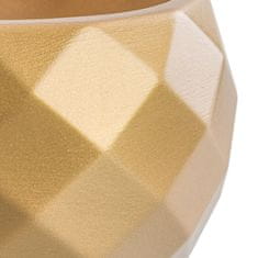 botle Keramični cvetlični lonec, barva zlata 13,5 cm V12,5 cm sijajni