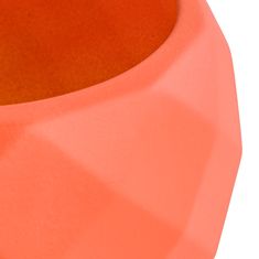 botle Keramični cvetlični lonec oranžna 13,5 cm H12,5 cm mat
