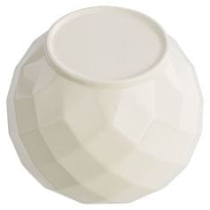 botle Keramični cvetlični lonec ecru 13,5 cm H12,5 cm sijajni