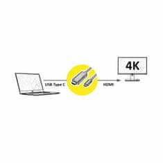 Value kabel USB TipC - HDMI 2m 4K 60Hz