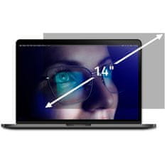 Qoltec filter zasebnosti qoltec 14" | 16:9 | zaščita oči | panoramski