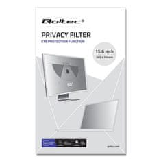 Qoltec filter zasebnosti qoltec 15,6" | 16:9 | zaščita oči | panoramski