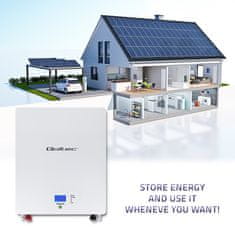 Qoltec Qoltec baterija za shranjevanje energije Lifepo4 | 9,6 kWh | 48 V | bms | LCD