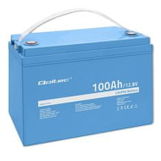 Qoltec litij-železo-fosfatna baterija qoltec lifepo4 | 12,8 V | 100 Ah | 1280wh | bms