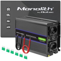 Qoltec qoltec monolitni pretvornik napetosti 3000 ms wave | 12v na 230v | 1500/3000 | usb