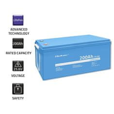 Qoltec litij-železo-fosfatna baterija qoltec lifepo4 | 25,6 V | 200 Ah | w bms