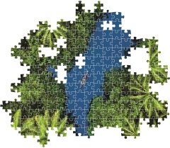 Clementoni Puzzle Tropski pogled iz zraka 500 kosov