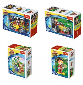 Trefl Display Puzzle Mickey Mouse in dirkači 20 kosov (24 kosov)