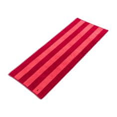 Möve SUPERWUSCHEL Črtasta brisača za plažo 80 x 150 cm, rubinasto-koralna