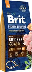 Brit BRIT Premium by Nature Medium Chicken - suha hrana za pse - 15 kg