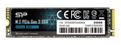 Silicon Power Silicon Power P34A60 M.2 256 GB PCIe NVMe SSD, 2200 MB/s branje, 1600 MB/s pisanje, MTBF 2.000.000 ur
