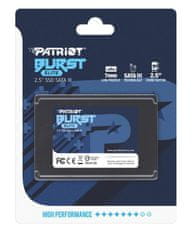 slomart SSD Patriot Memory BURST Elite 240 GB, 2.5", SATA III, hitrosti branja do 450 MB/s, primeren za PC in prenosnike